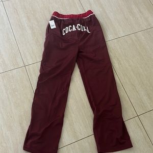 NWT coca-cola track pants